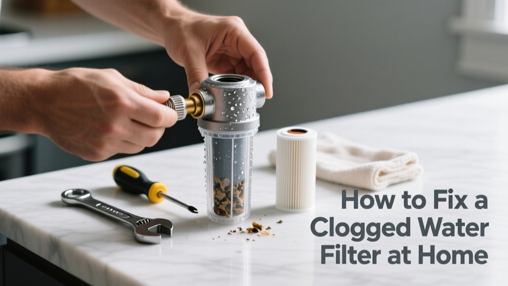 How to Fix a Clogged Water Filter at Home