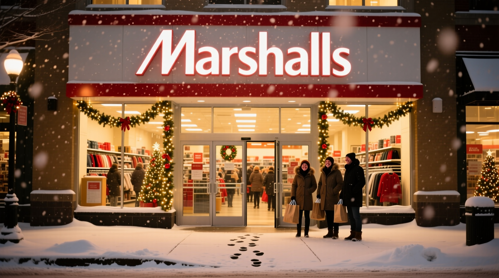 is marshalls open on christmas eve