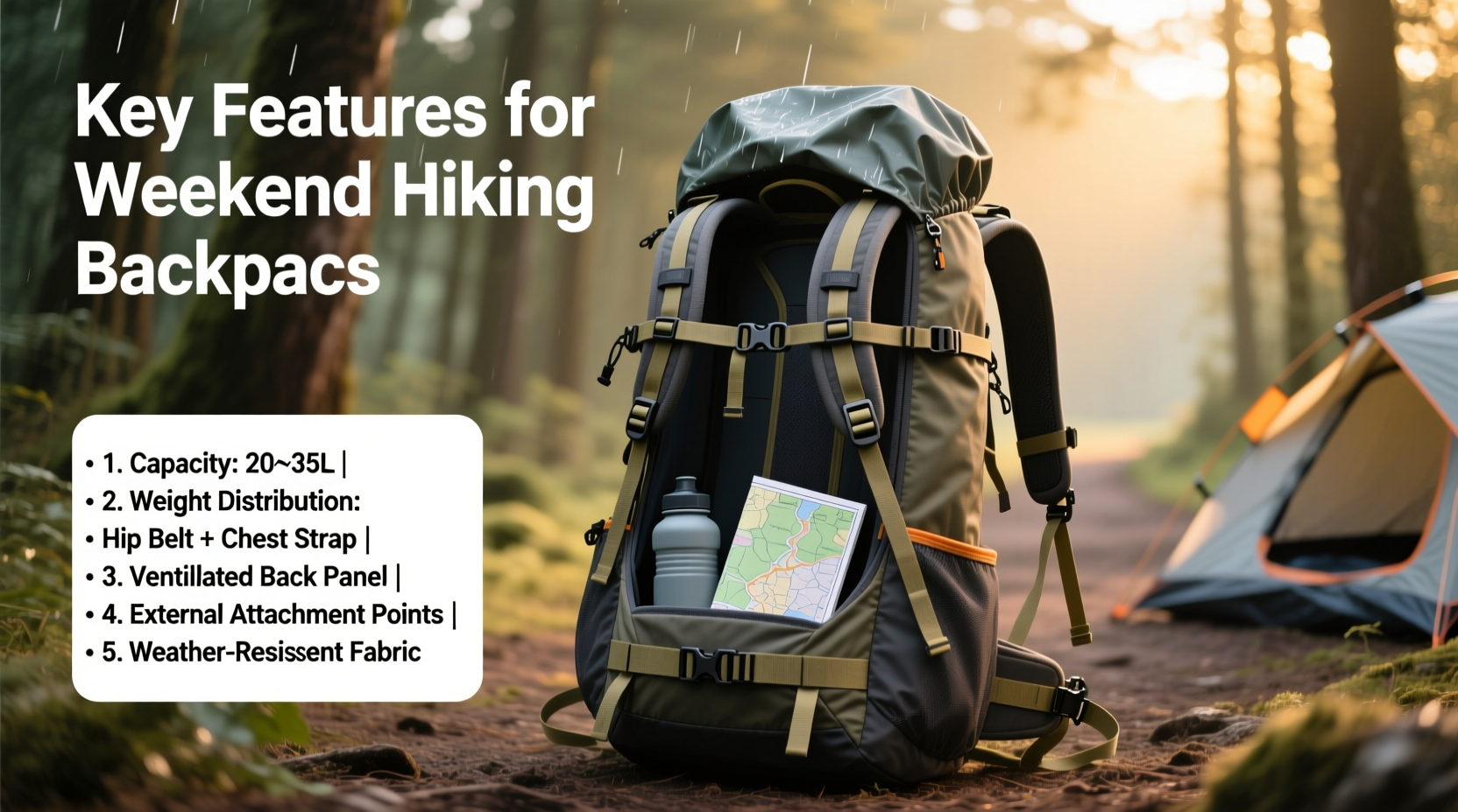 how to choose the right hiking backpack for weekend trips key features explained