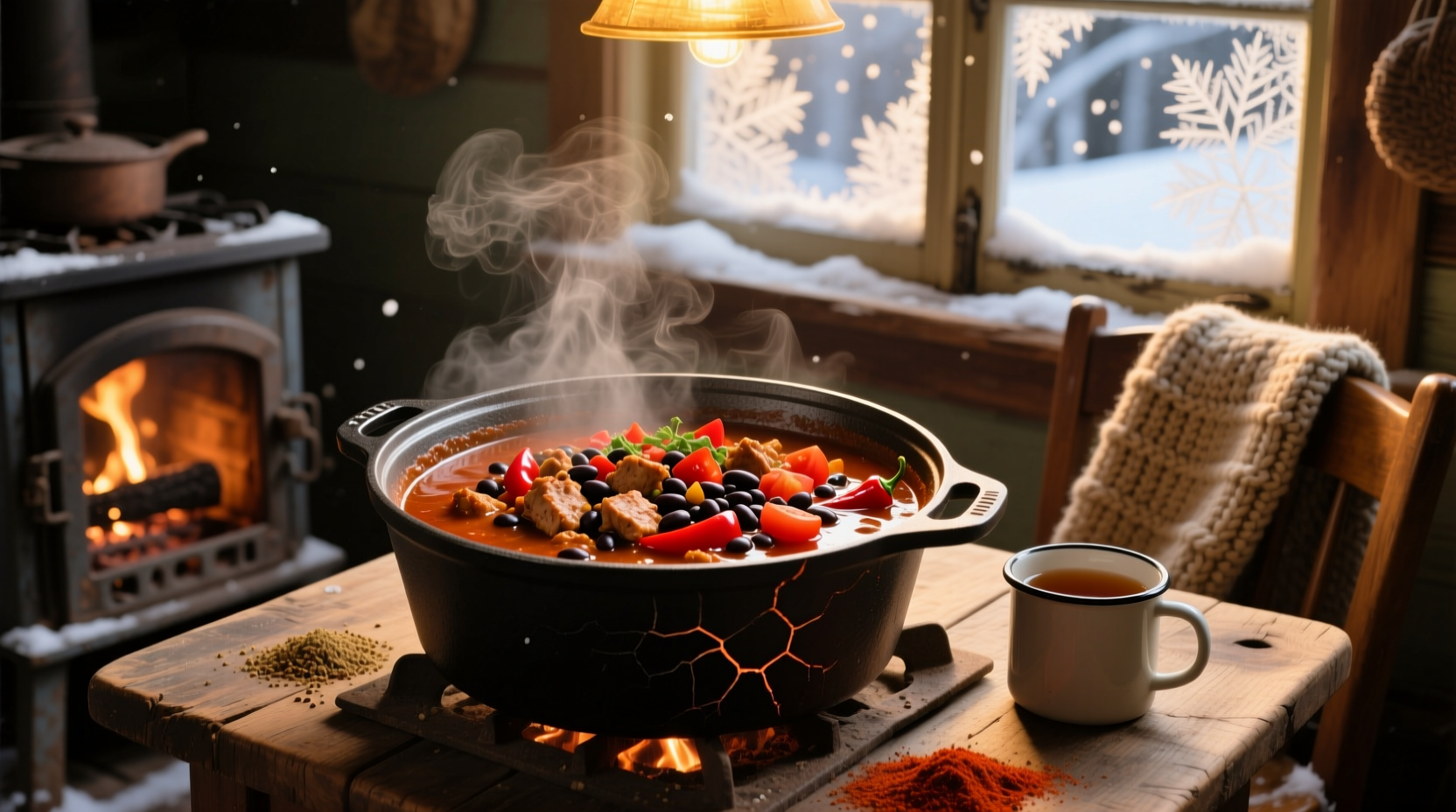 20 minute protein packed chili i make on repeat every winter