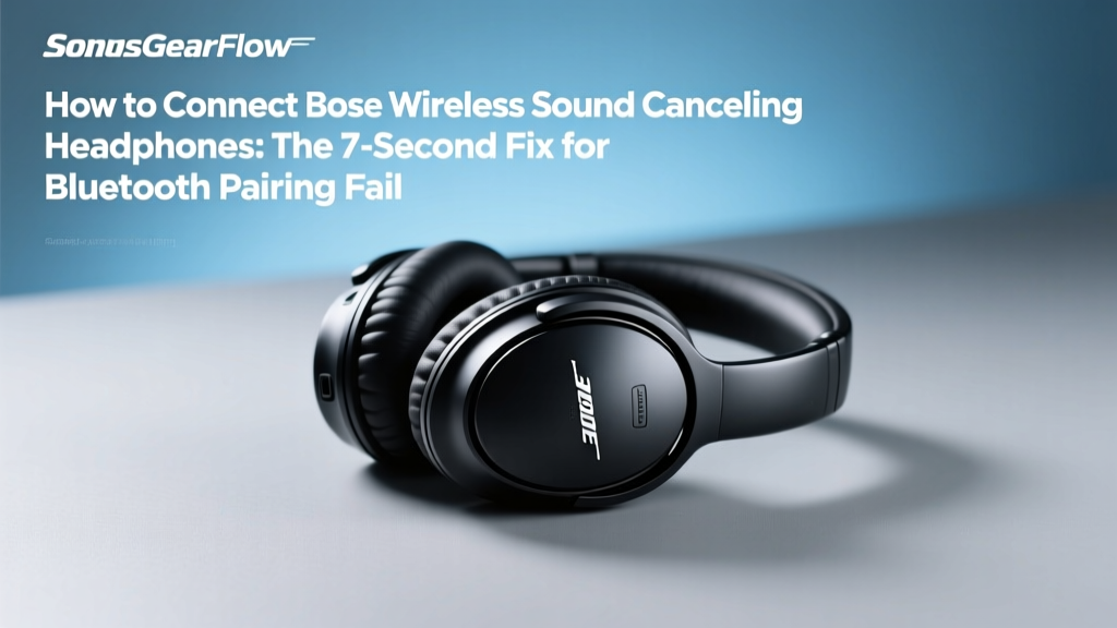 Bose Headphones Won’t Connect? Fix Bluetooth Now