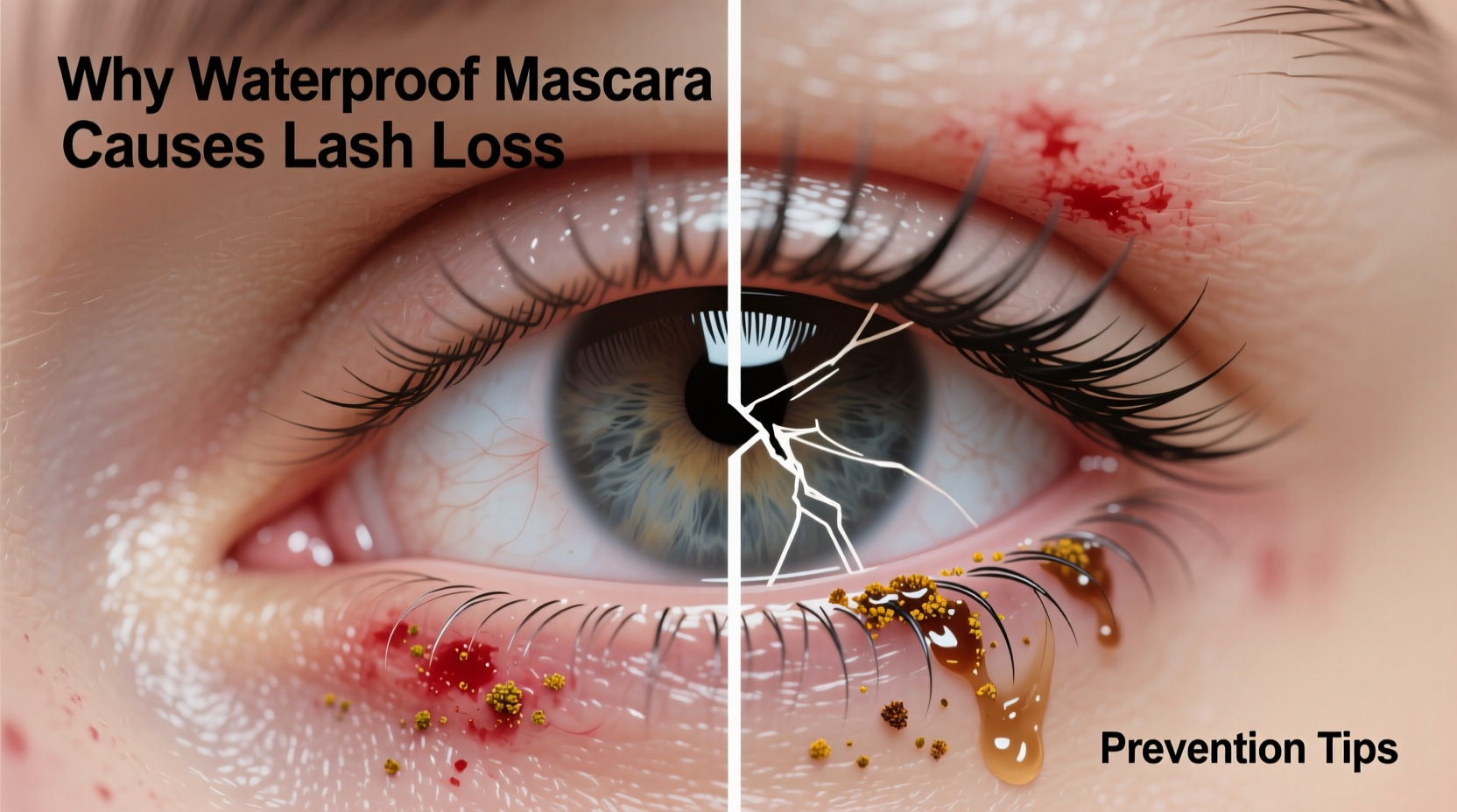 why do my eyelashes fall out after using waterproof mascara and how to stop it