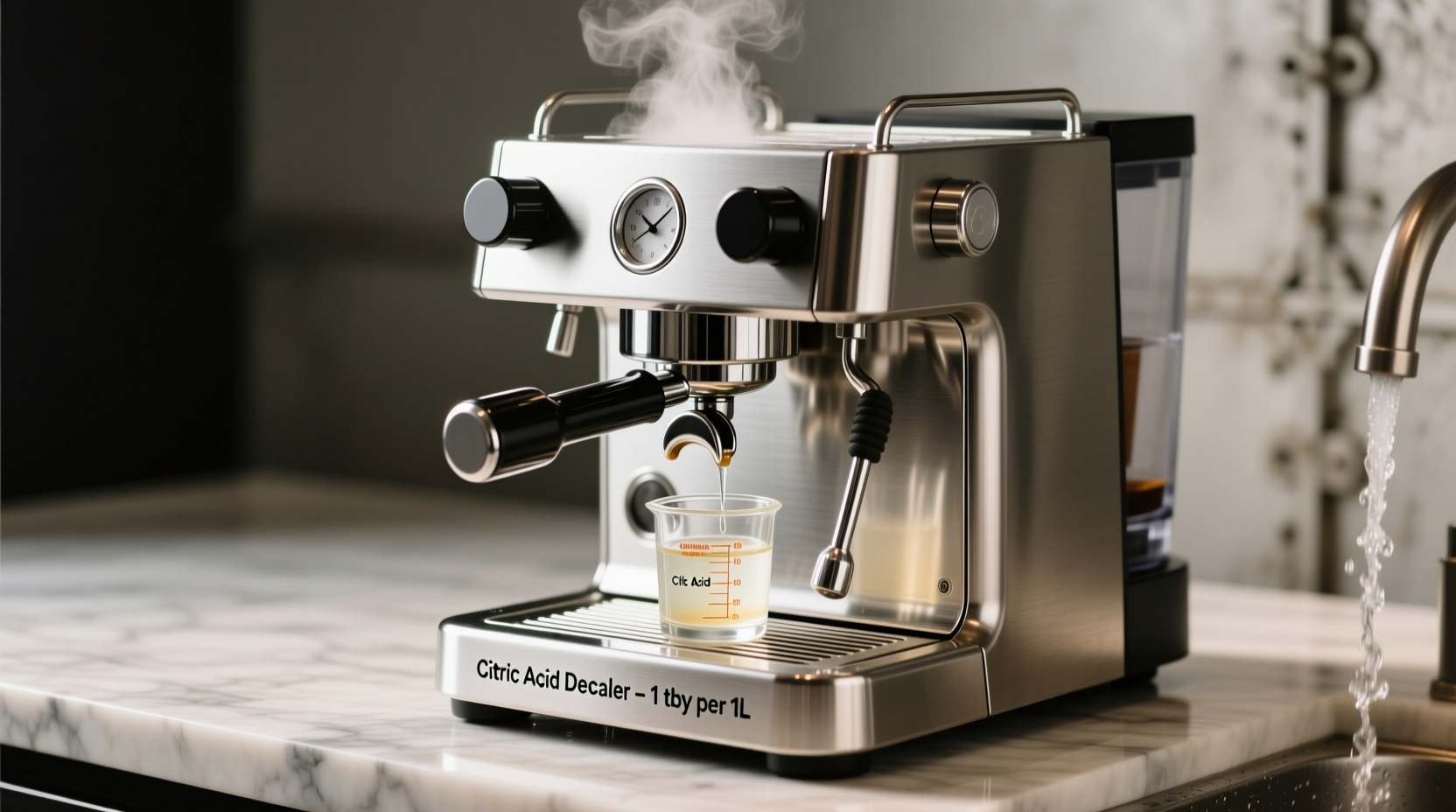 citric acid safe for espresso machines