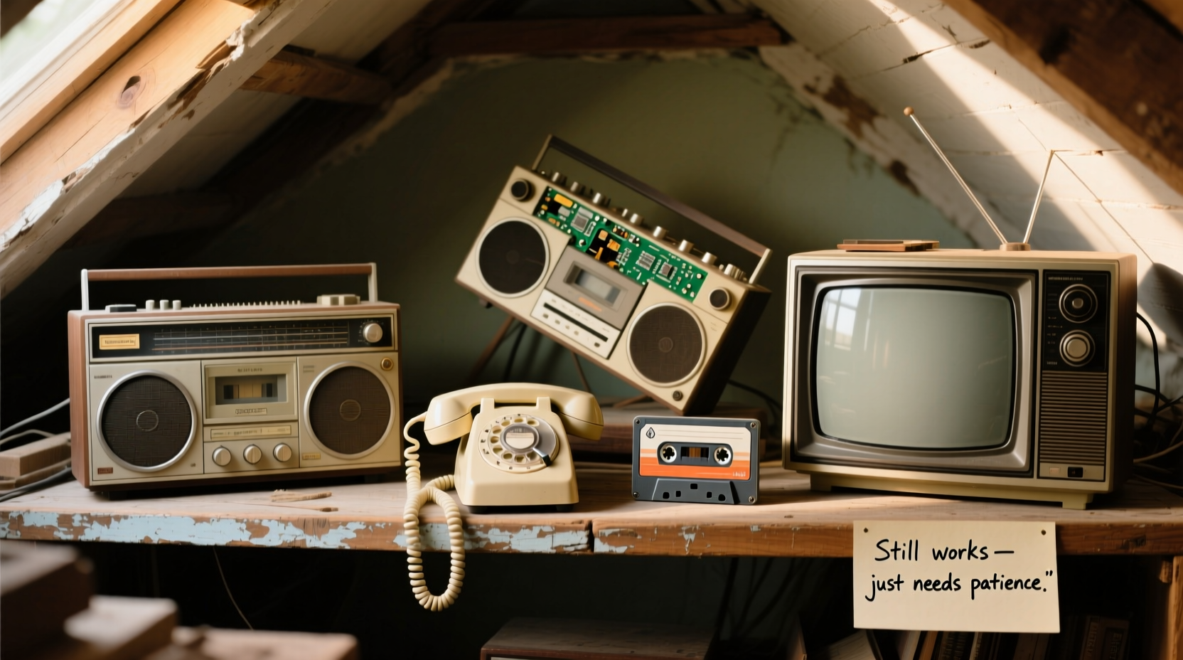 are vintage electronics worth repairing or just nostalgic clutter