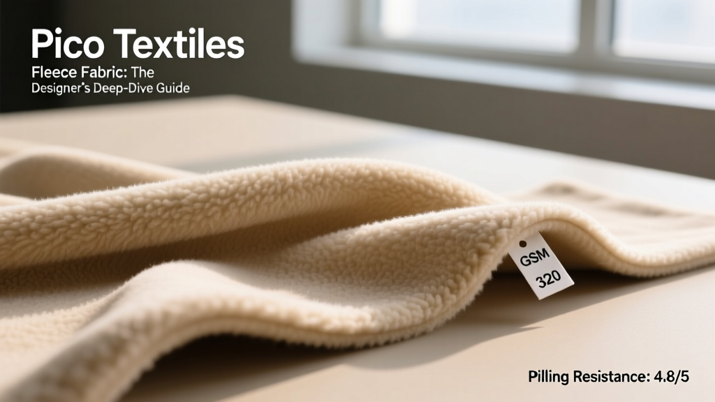 Pico Textiles Fleece Fabric: The Designer’s Deep-Dive Guide