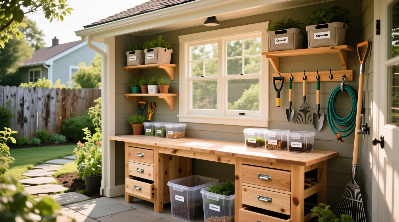 shed organization ideas