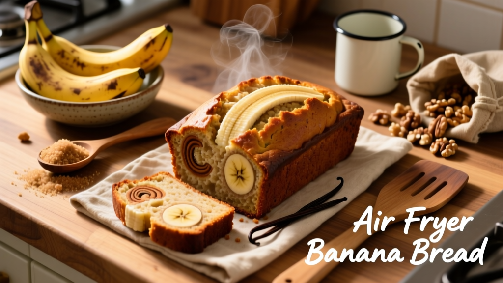Air Fryer Banana Bread: Crispy-Edged, Moist-Centered