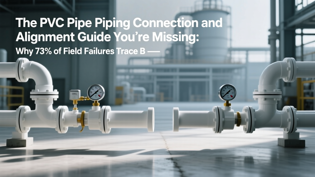 PVC Pipe Connection & Alignment Guide: Fix Misalignment