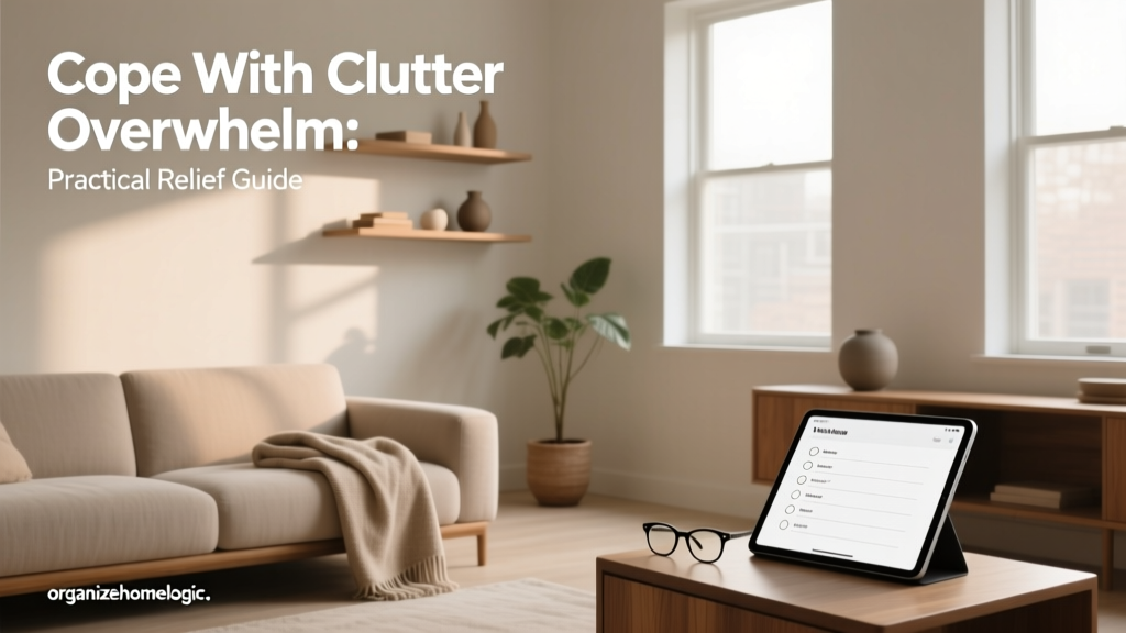 Cope With Clutter Overwhelm: Practical Relief Guide
