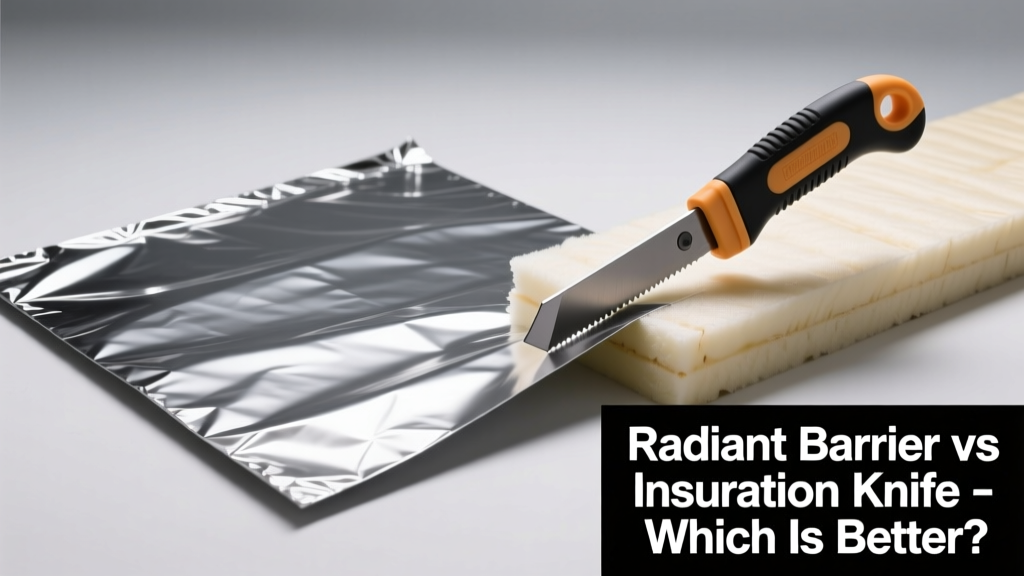 Radiant Barrier vs Insulation Knife: Which Is Better?