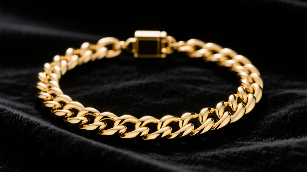 Heavy 14k yellow gold Cuban necklace on dark velvet, showing thick interlocking links, high polish finish, and a sturdy box clasp.