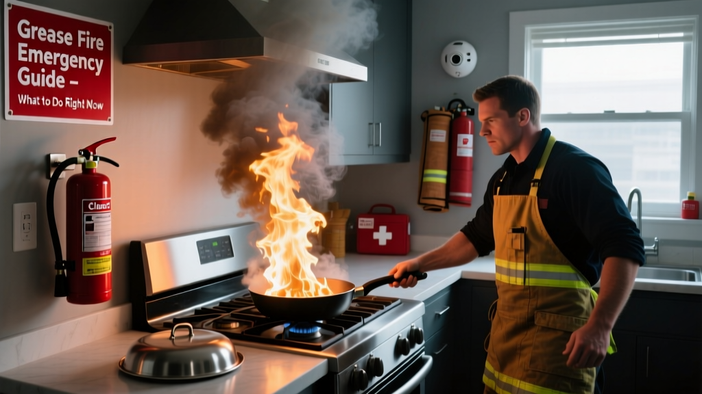 Grease Fire: Emergency Guide — What to Do Right Now
