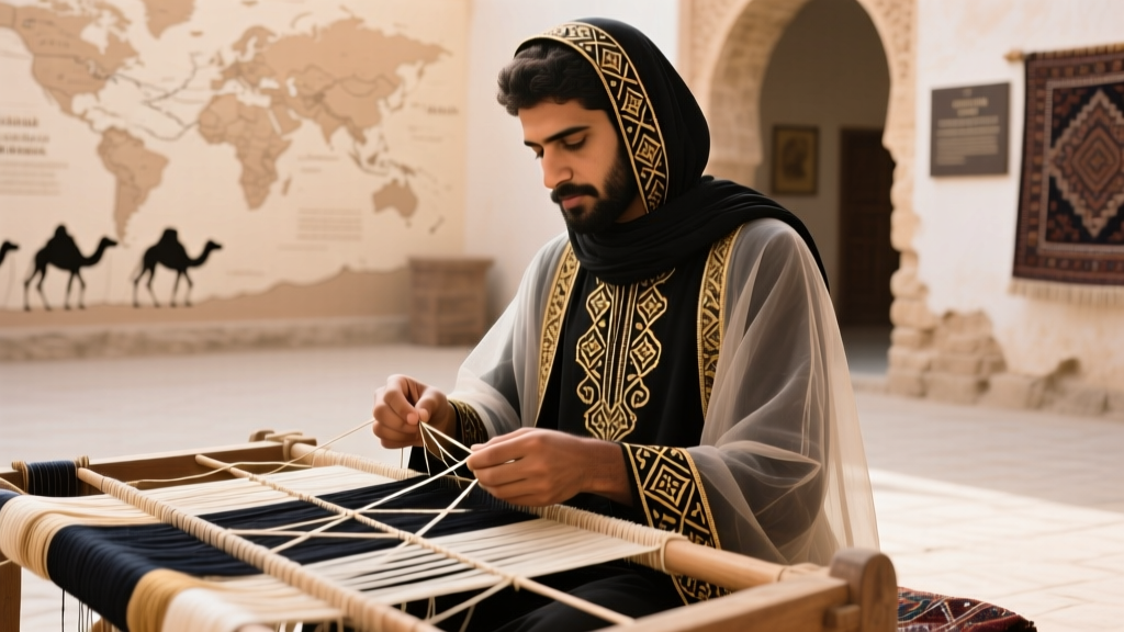 Yemeni Tihama Embroidery Thread Counting And Geometric Grid System