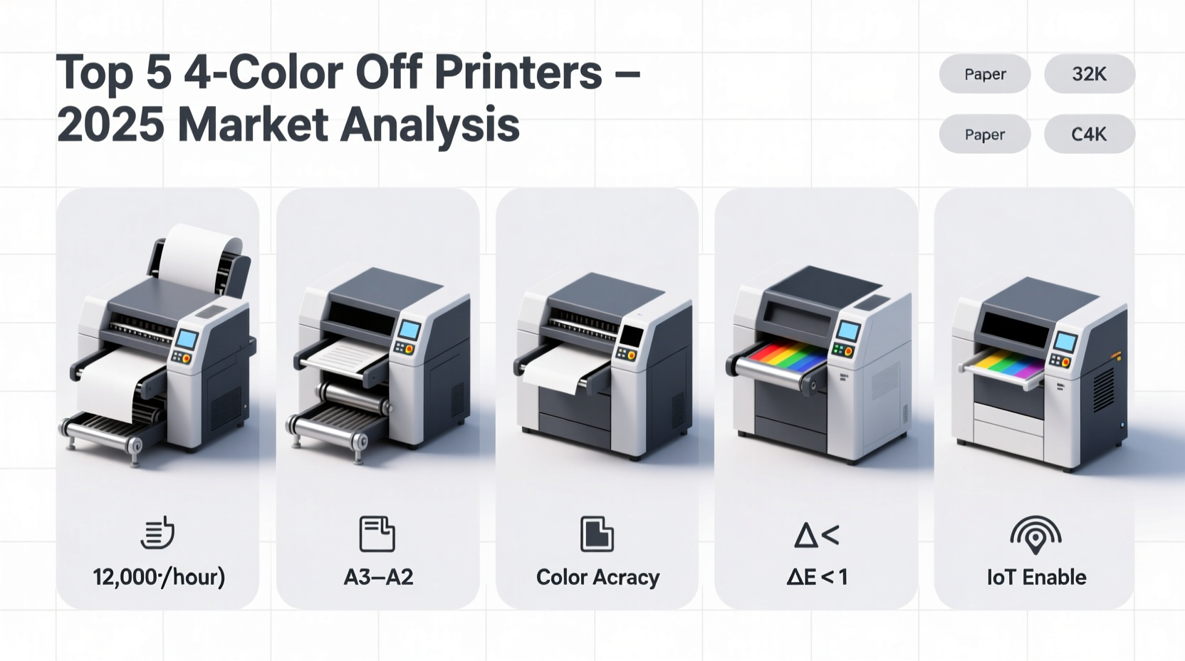 best selling offset printing machine 4 color