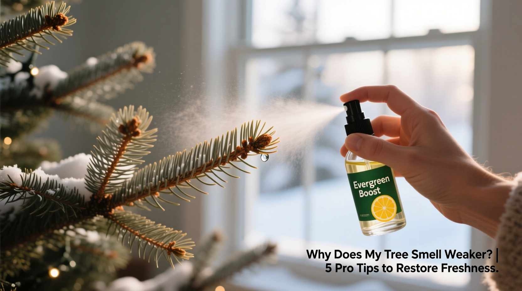 why does my christmas tree smell weaker than last year and how to boost it