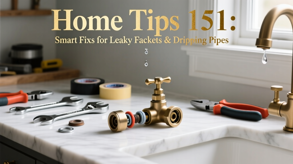 Home Tips 151: Smart Fixes for Leaky Faucets & Dripping Pipes