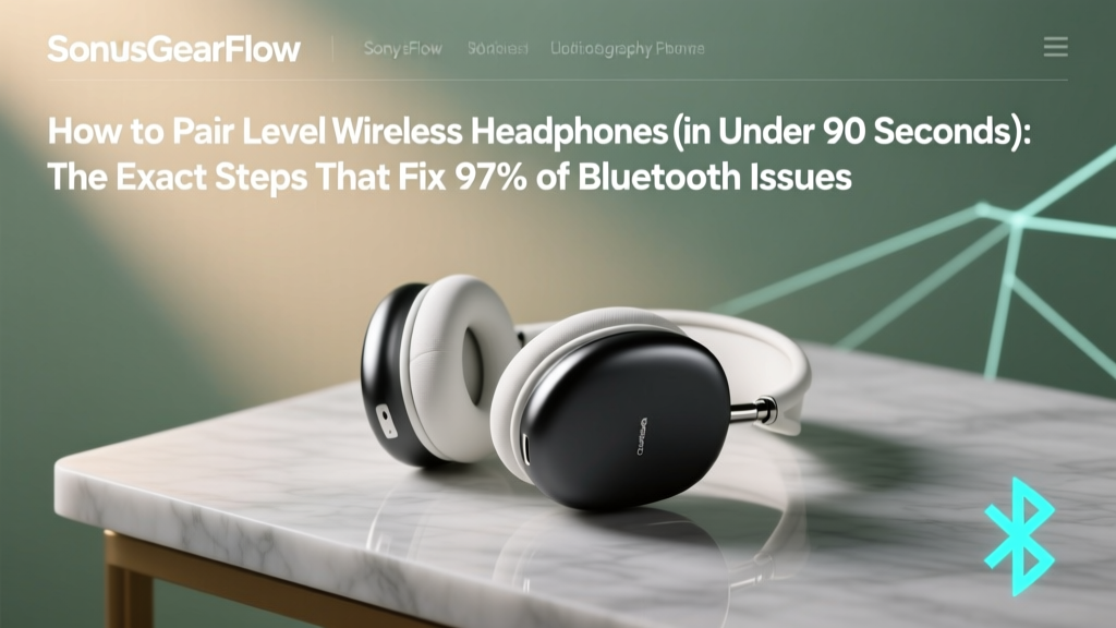 How to Pair Level Wireless Headphones (2026)