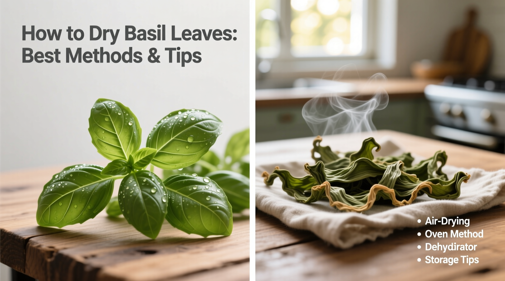 Dry Basil 3 Ways: Quick Guide | TheHomeSprouts