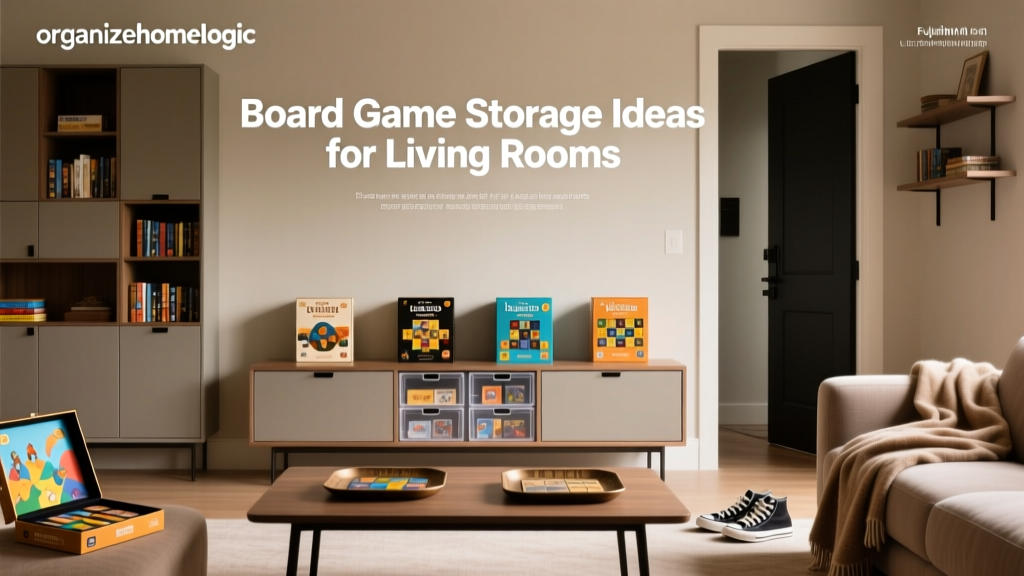 Board Game Storage Ideas for Living Rooms