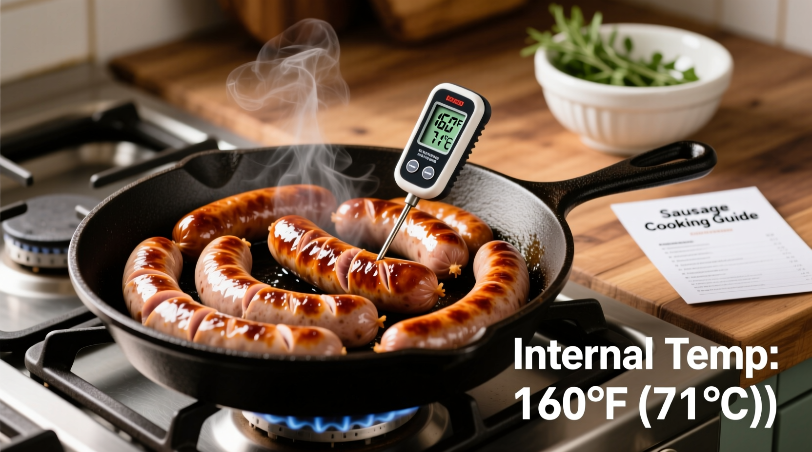 Safe Sausage Cooking Temperature: 160°F for Perfect Results