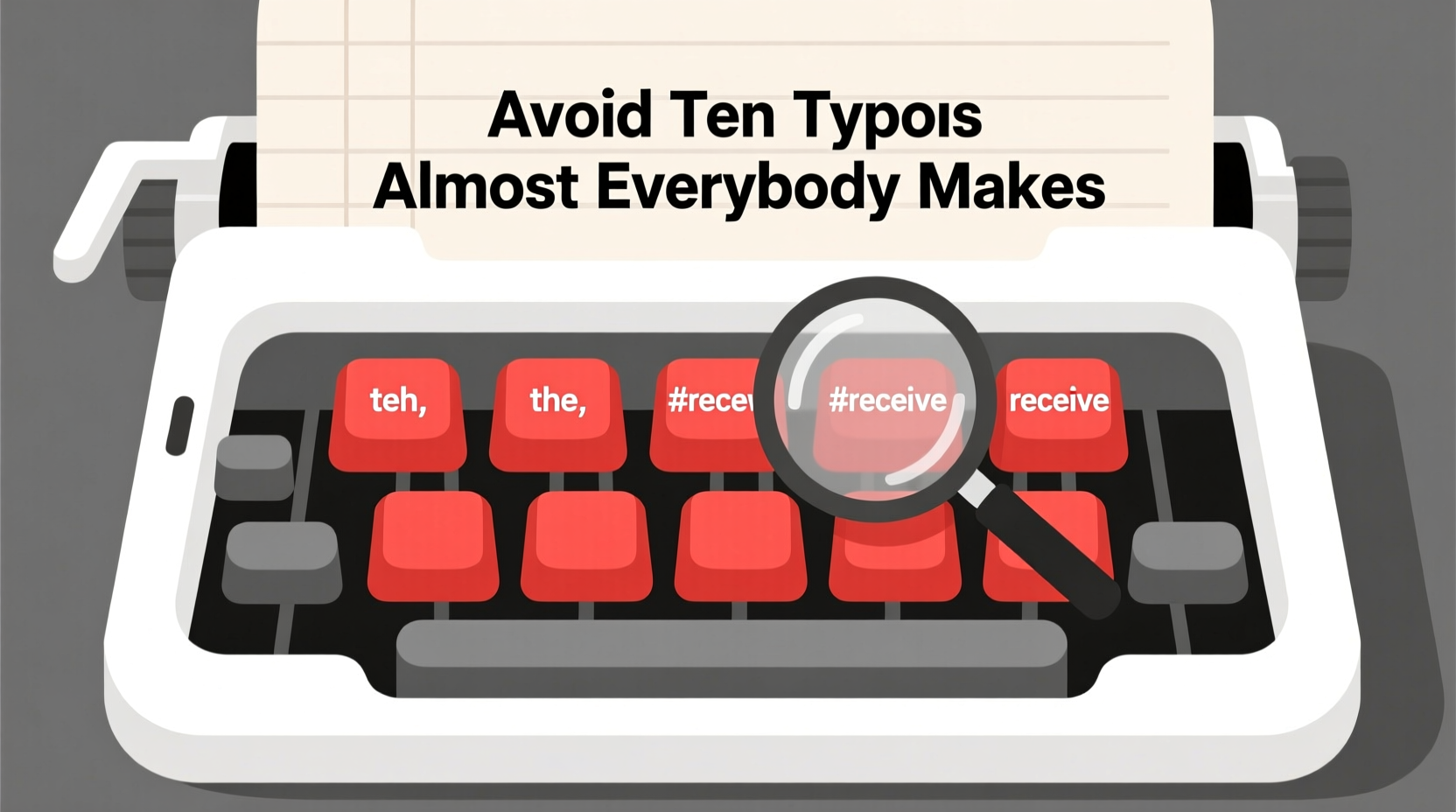 avoid ten typos almost everybody makes