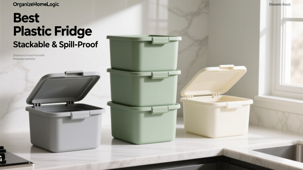 Best Plastic Fridge Bins: Stackable & Spill-Proof