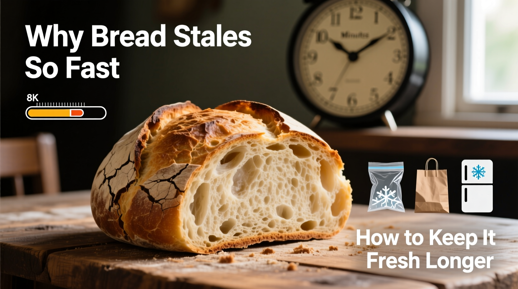 why does my bread go stale so fast and how to slow it down