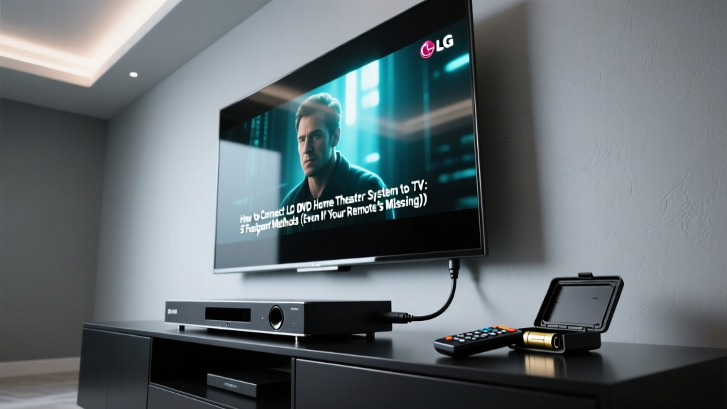 LG DVD Home Theater to TV Connection Guide