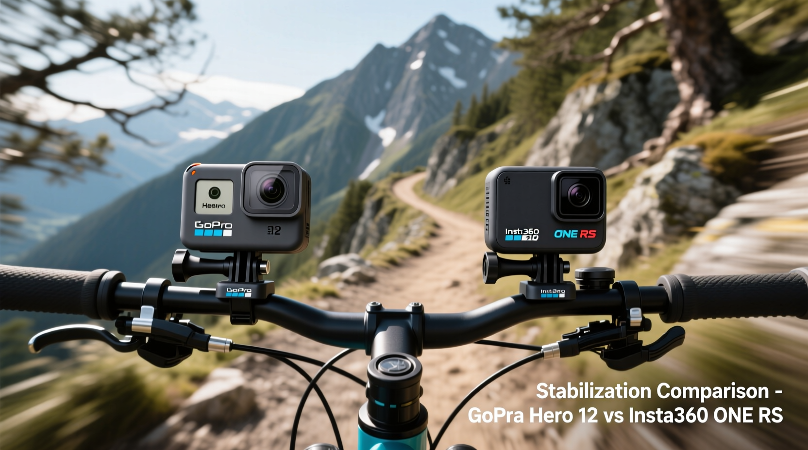 gopro hero 12 vs insta360 one rs which action cam delivers better stabilization for mountain biking