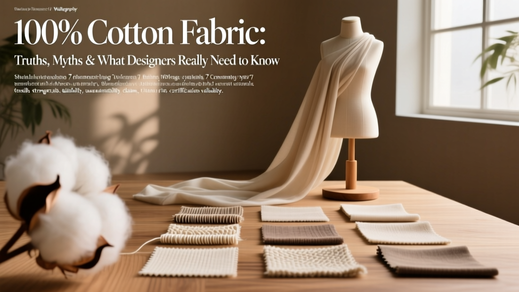 100 Cotton Fabric: Truths, Myths & What Designers Really Need to Know