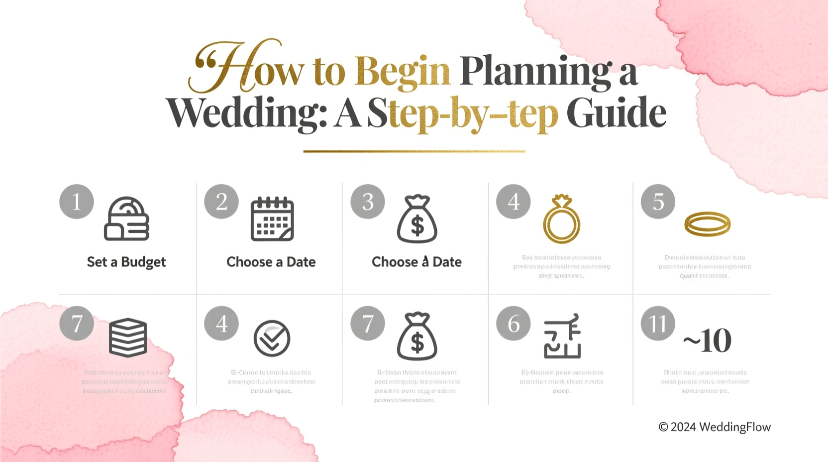 how to begin planning a wedding
