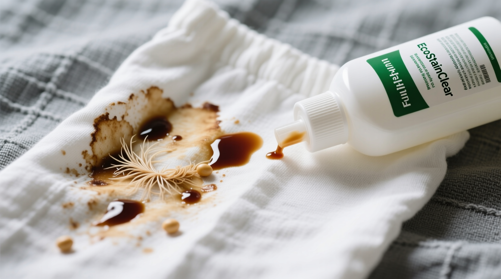 how to remove soy sauce stains without bleach