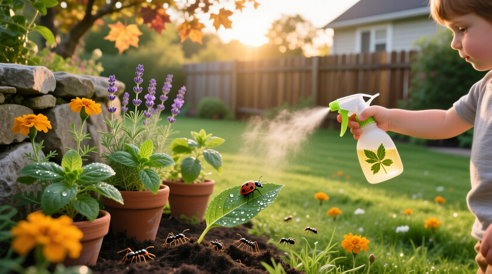 get rid of ants naturally
