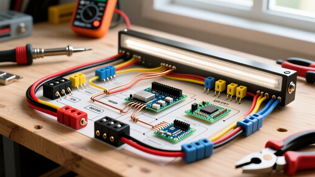 Complete Wiring Diagram for Light Bar Relay Harness Setup