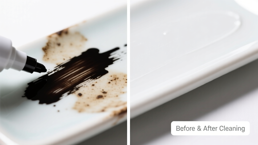 How to Remove Permanent Marker from Ceramic Surfaces