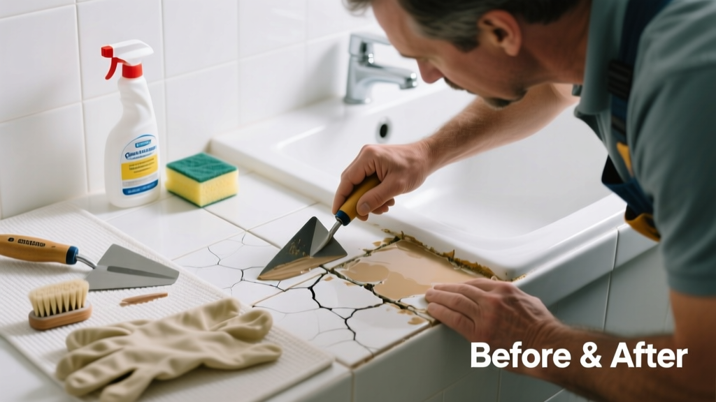 Fix Stained Bathroom Tile Grout: DIY Solutions