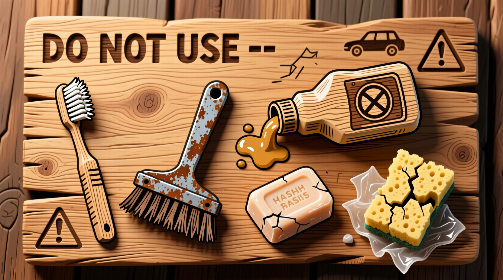 things you shouldnt use to clean wood cutting boards