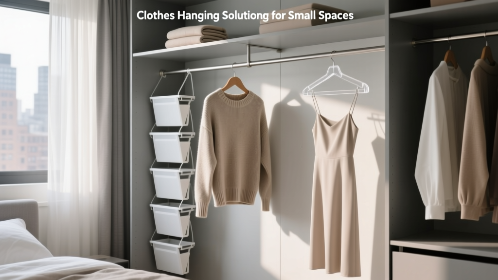 Clothes Hanging Solutions for Small Spaces