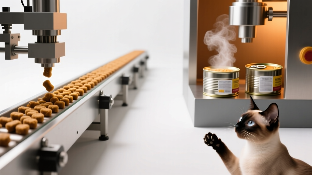 Cat Food Manufacturing: Extrusion vs Canning Process