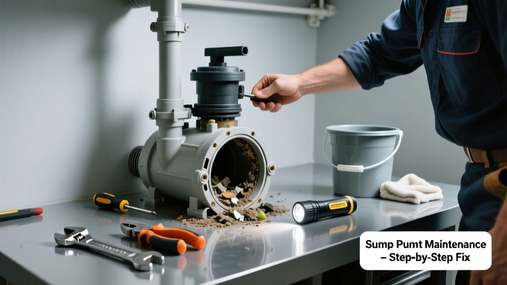 Fix a Clogged Sump Pump Not Working Properly
