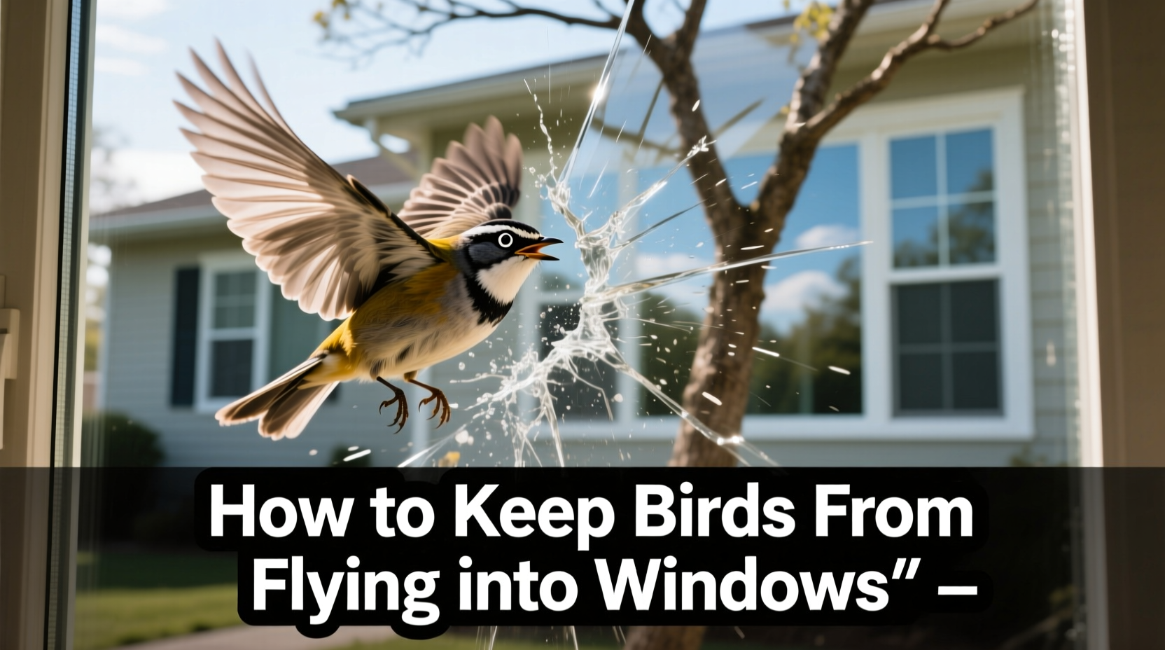 how to keep birds from flying into windows