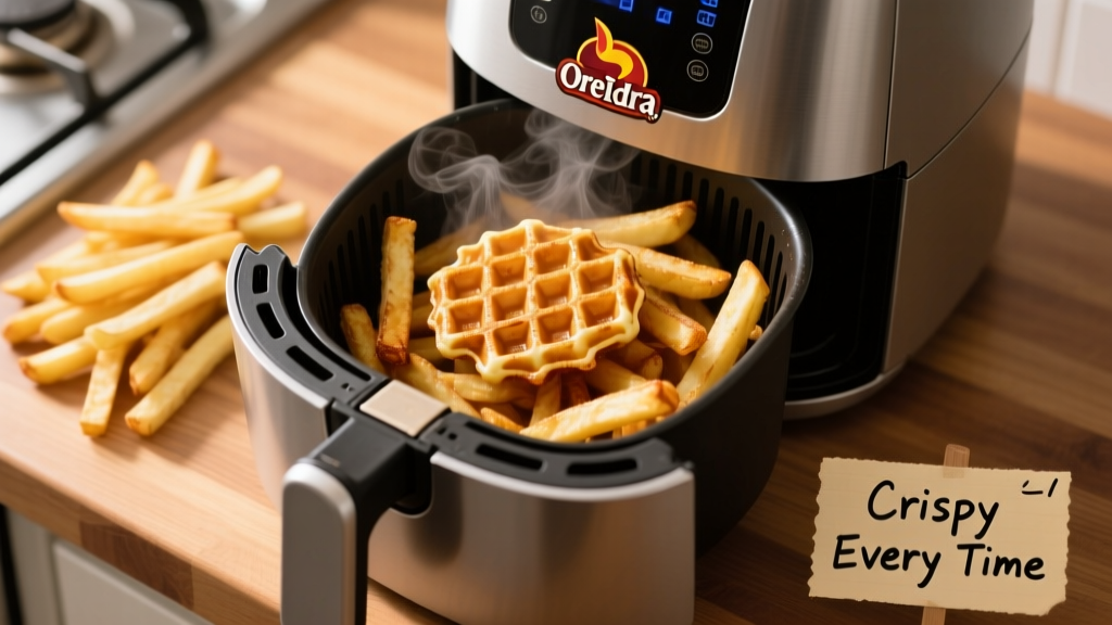 Crispy Ore-Ida Waffle Fries in Air Fryer