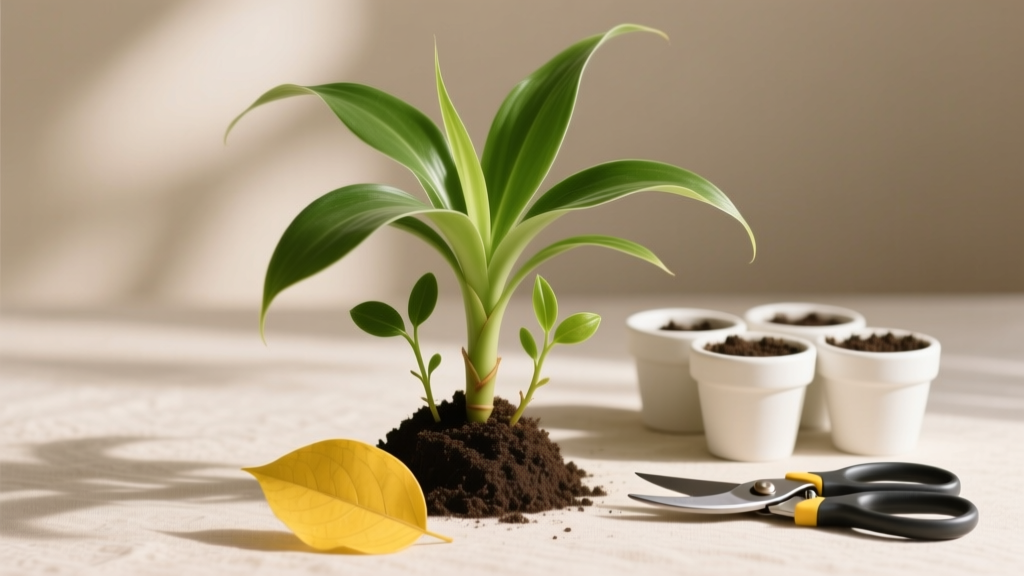 Spider Plant Propagation: Fix Yellow Leaves First