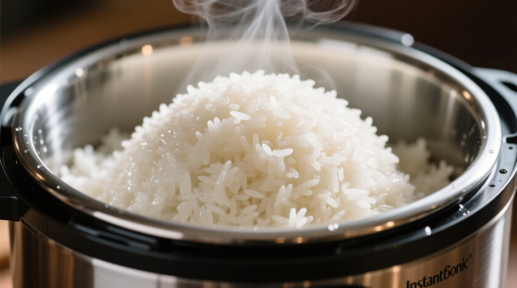 Perfect fluffy white rice in Instant Pot bowl
