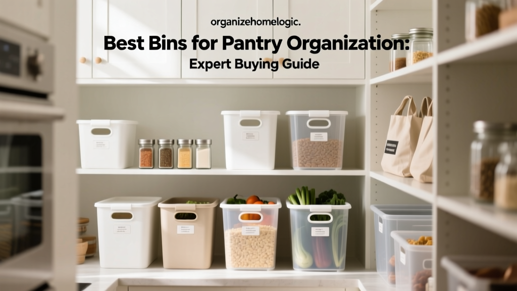 Best Bins for Pantry Organization: Expert Buying Guide