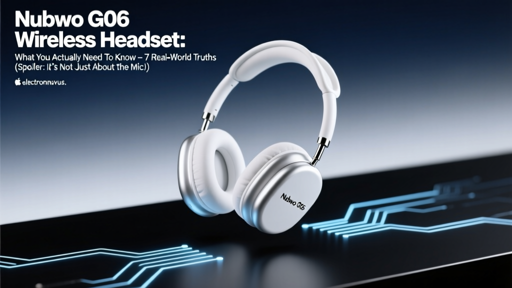 Nubwo G06 Wireless Headset What You Actually Need To Know: 7 Real-World Truths (Spoiler: It’s Not Just About the Mic)