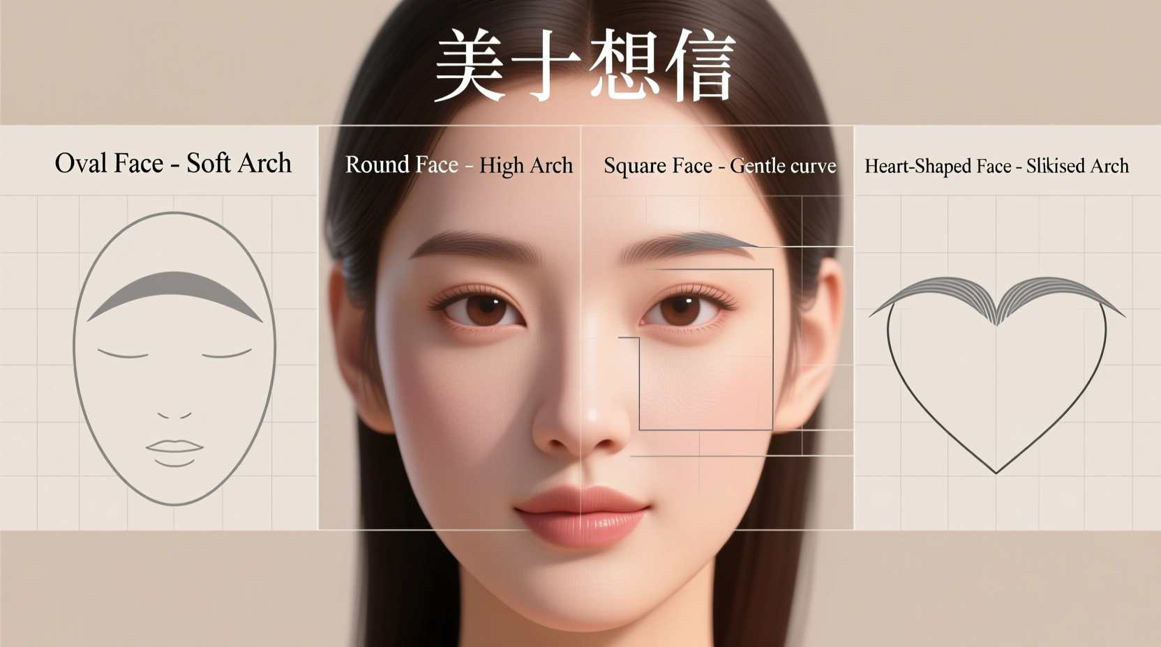 how to pick the right eyebrow shape for your face without makeup help