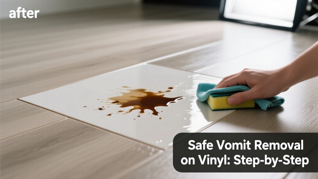How to Remove Vomit from Vinyl Flooring Safely