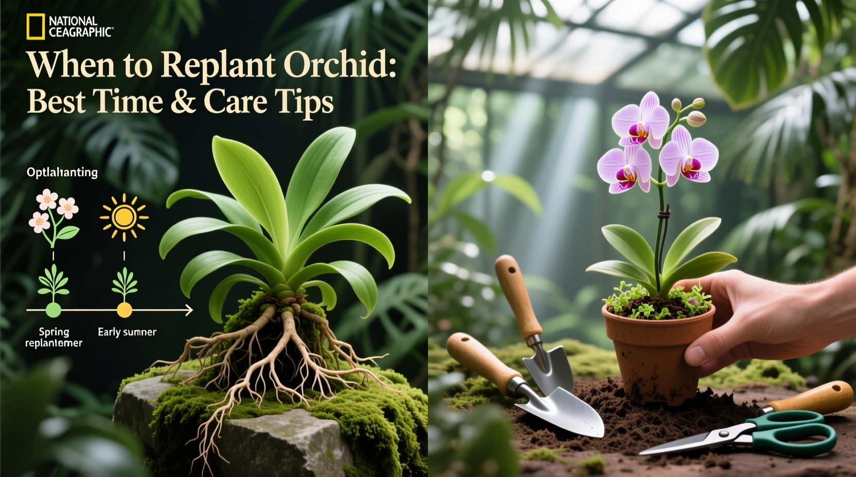 When To Replant Orchid