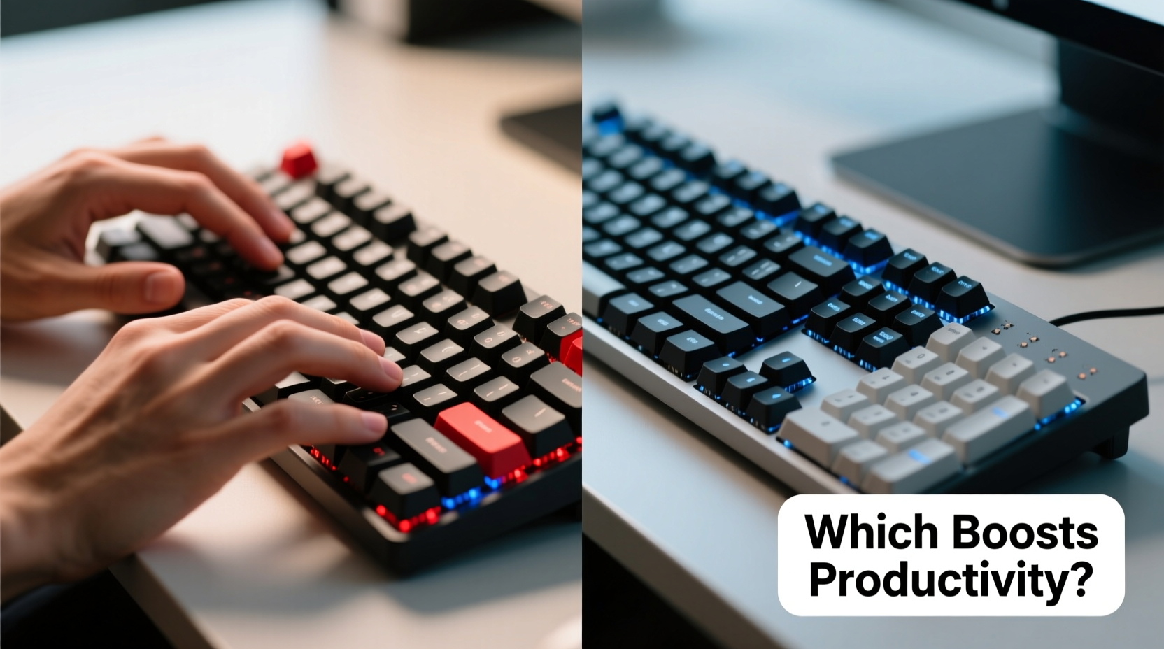 mechanical keyboard vs membrane which typing experience boosts productivity more
